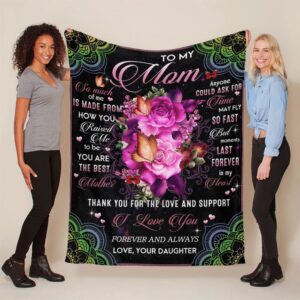 Mother’s Day Blanket For Mom Thanks For…