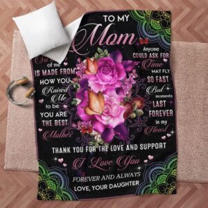 Mother s Day Blanket For Mom Thanks For The Love Support Blanket From Daughter Blankets For Mothers Day 9 czicwq.jpg