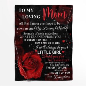 Mother’s Day Blanket For Mom Thanks For…