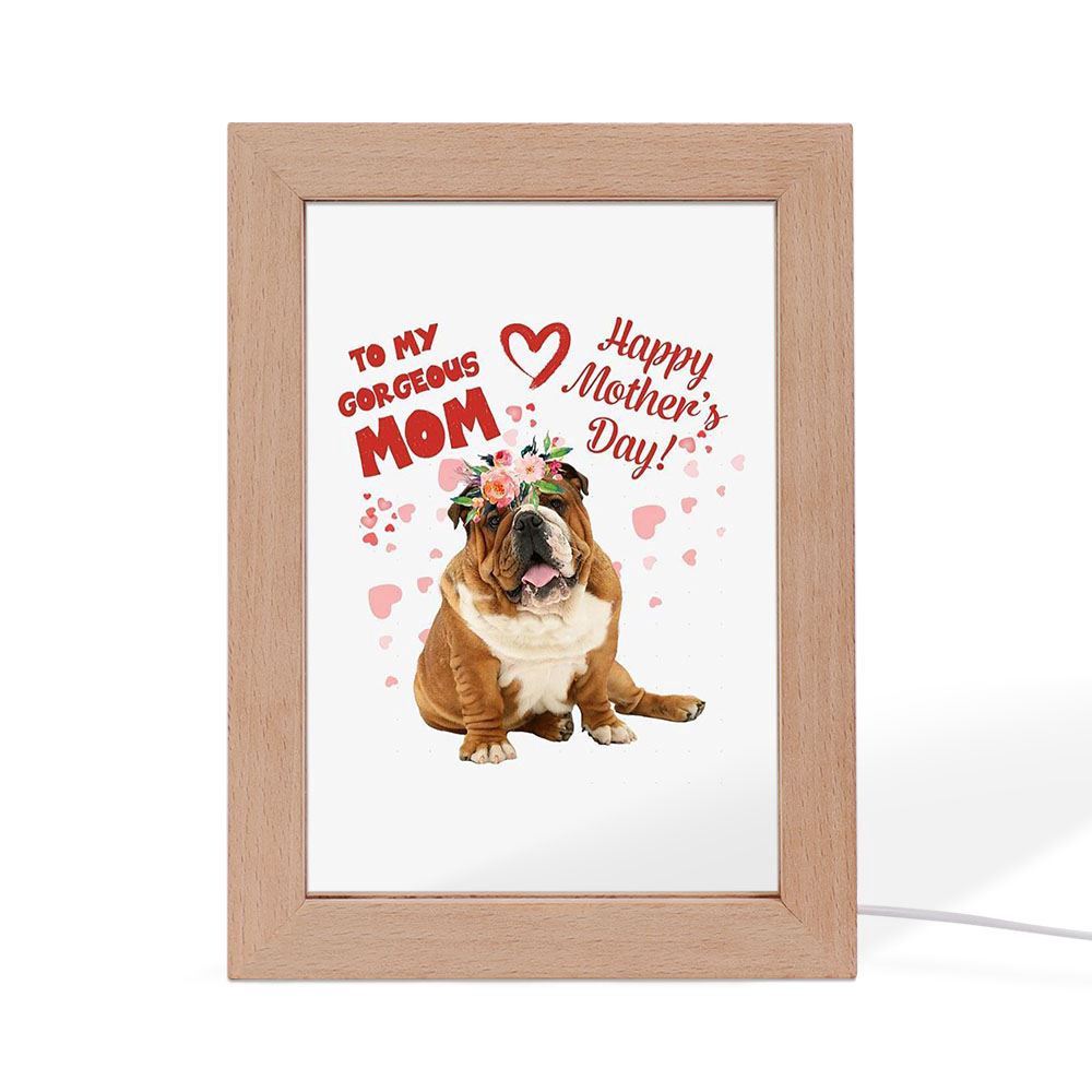 Mother’s Day Gift For Mom Who Loves Bulldog Vertical Frame Lamp, Picture Frame Light, Frame Lamp, Mother’s Day Gifts Mother’s Day Gift For Mom Who Loves Bulldog Vertical Frame Lamp, Picture Frame Light, Frame Lamp, Mother’s Day Gifts