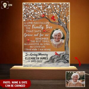 Mother s Day Led Lights Customize Photo Family Loss Cardinal A Limb Has Fallen Memorial Gift Acrylic Plaque LED Lamp Night Light 1 pswawp.jpg