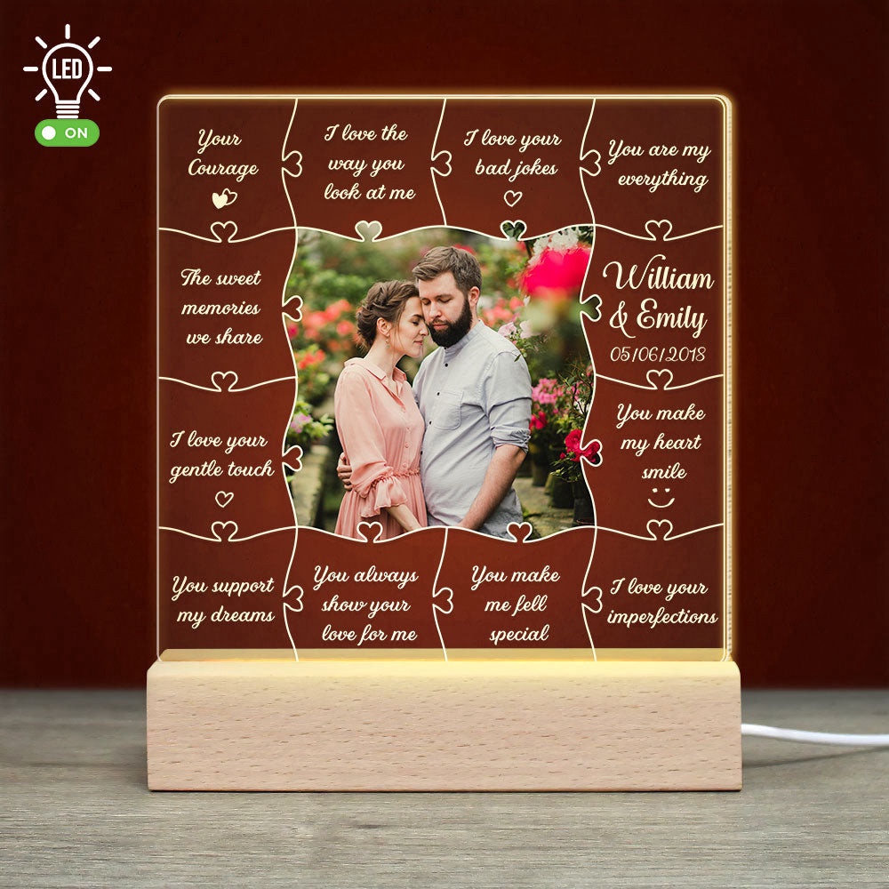 Mother’s Day Led Lights, I Love The Way You Look At Me, Custom Couple Photo Led Light, Gift For Couple Mother’s Day Led Lights, I Love The Way You Look At Me, Custom Couple Photo Led Light, Gift For Couple