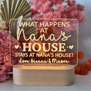 Mother’s Day Led Lights, Nanas House 3D…