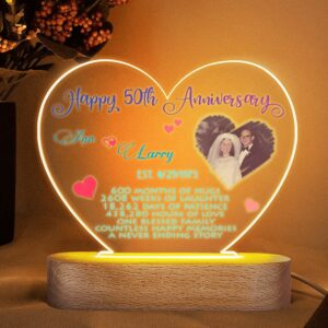 Mother’s Day Led Lights, Personalized 50th Anniversary…