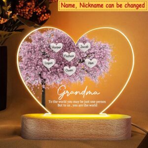Mother’s Day Led Lights, Personalized Family Tree…
