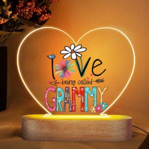 Mother’s Day Led Lights, Personalized Grandma Flowers…