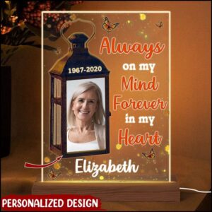 Mother’s Day Led Lights, Personalized Memorial Photo…
