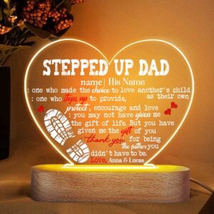 Mother’s Day Led Lights, Personalized Stepped Up…
