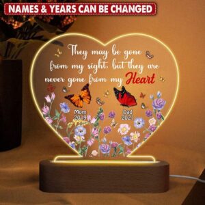 Mother’s Day Led Lights, Customized Butterfly Family…