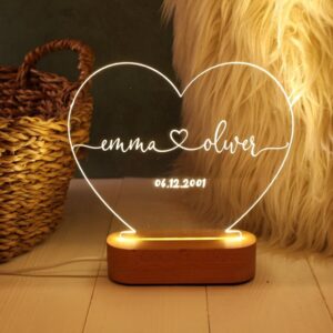 Mother’s Day Led Lights, Personalized Couple Night…
