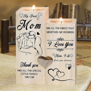 My Dear Mom I Do Love You Forever Candle Holder Mother s Day Candlestick 1 igqnd9.jpg