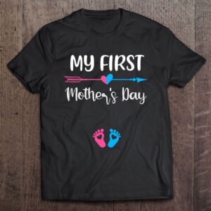 My First Mother’s Day Pregnancy Announcement T-Shirt,…