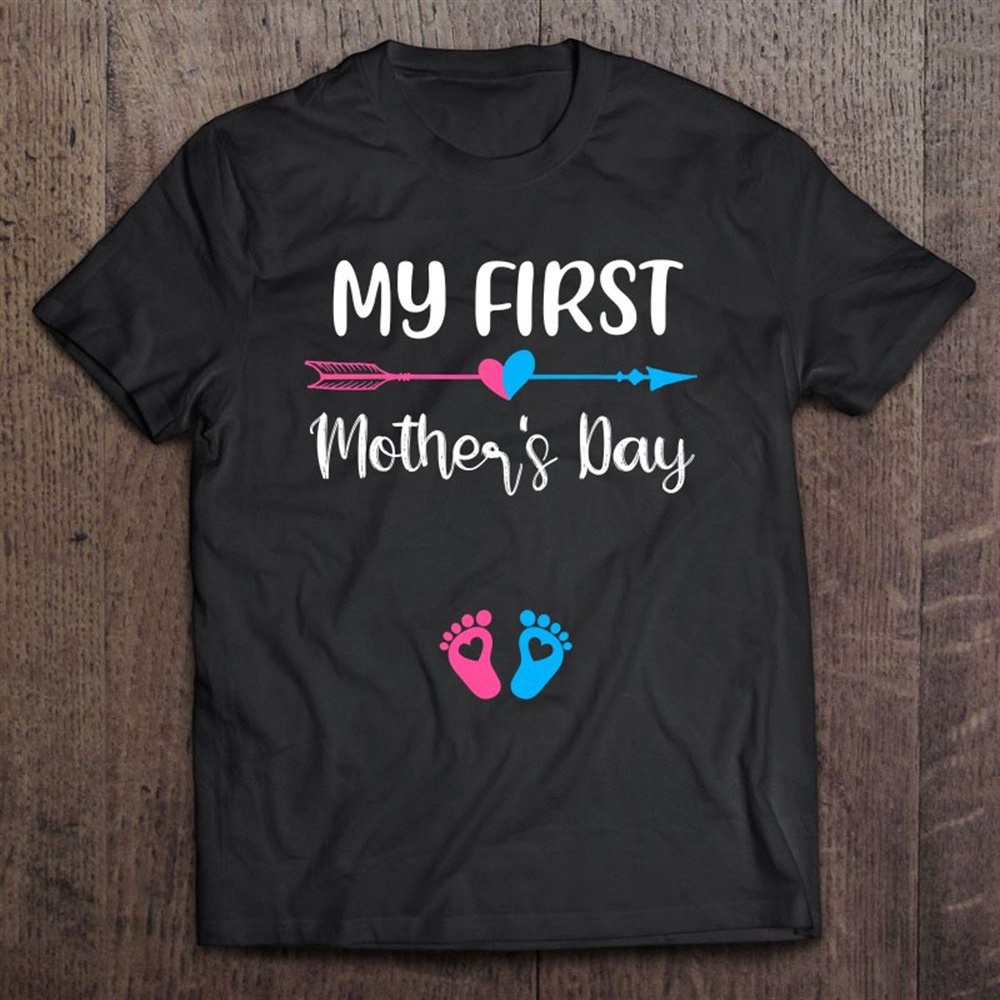My First Mother’s Day Pregnancy Announcement T-Shirt, Mother’s Day Shirts, Mother’s Shirts