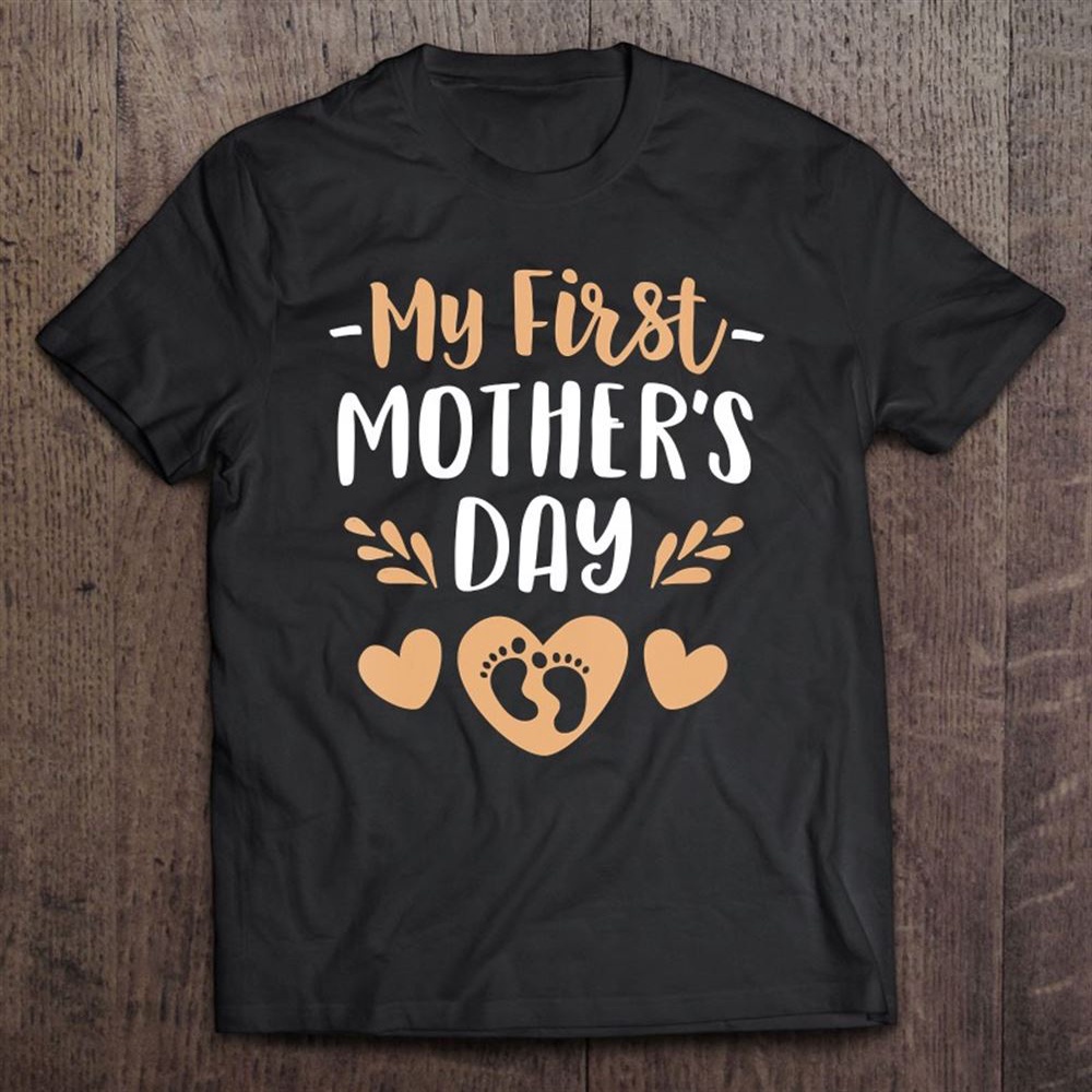 My First Mother’s Day Shirt Outfit Pregnancy Announcement T-Shirt, Mother’s Day Shirts, Mother’s Shirts