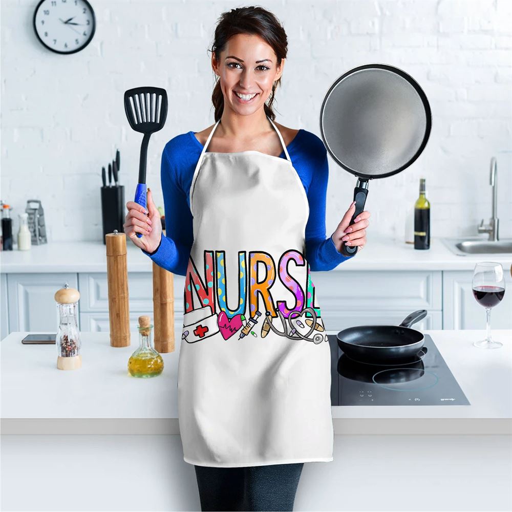 Nurses Day Nurse Life Nurse Week Women This Is Fine Apron, Mothers Day Apron, Mother’s Day Gifts