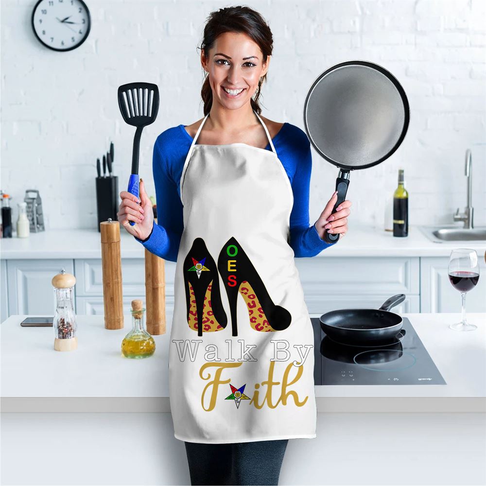 Oes Sisters Walk By Faith Order Of Eastern Star Mothers Day Apron, Mothers Day Apron, Mother’s Day Gifts