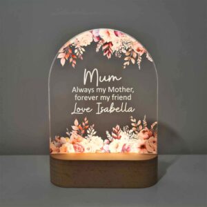 Personalised Handcrafted Floral LED Lamp for Mother s Day Mum Forever My Friend 3D Led Light Wooden Base Custom Mothers Day Gifts 1 gqdedu.jpg