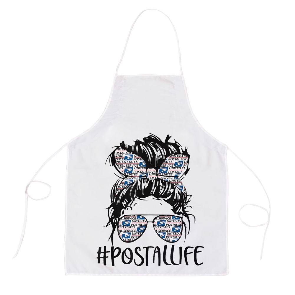 Postallife Mothers Day Mail Carrier Postal Worker Mailwoman Apron, Mothers Day Apron, Mother’s Day Gifts