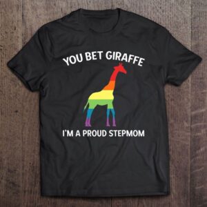 Proud Lgbt Stepmom Gay Pride Stepmother T-Shirt,…