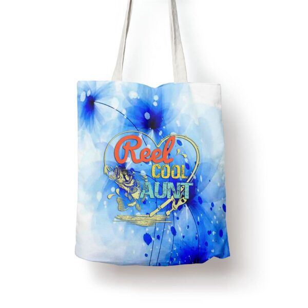 Reel Cool Aunt Fishing Mothers Day For Womens Tote Bag, Mom Tote Bag, Tote Bags For Moms, Gift Tote Bags