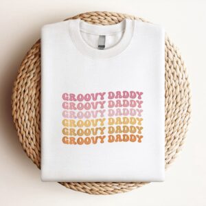 Retro Groovy Hippie Daddy Matching Family Mothers…