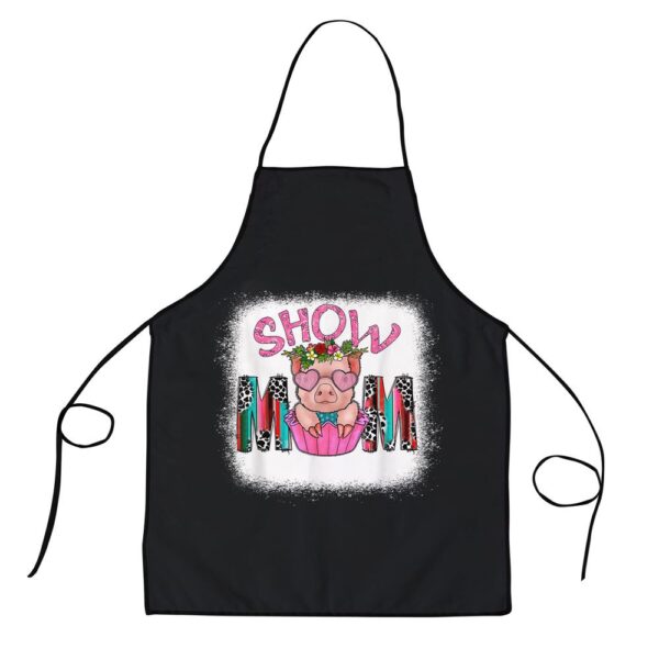 Show Mom Pig Print Leopard For Mothers Day Pig Lovers Apron, Aprons For Mother’s Day, Mother’s Day Gifts