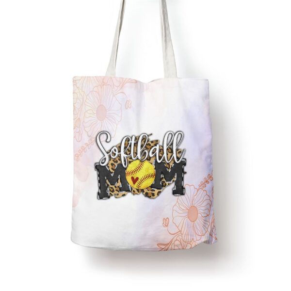 Softball Mom Leopard Funny Baseball Mom Mothers Day Tote Bag, Mom Tote Bag, Tote Bags For Moms, Mother’s Day Gifts