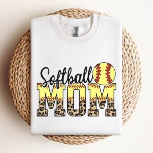 Softball Mom Sport Sweatshirt, Mother Sweatshirt, Sweatshirt…