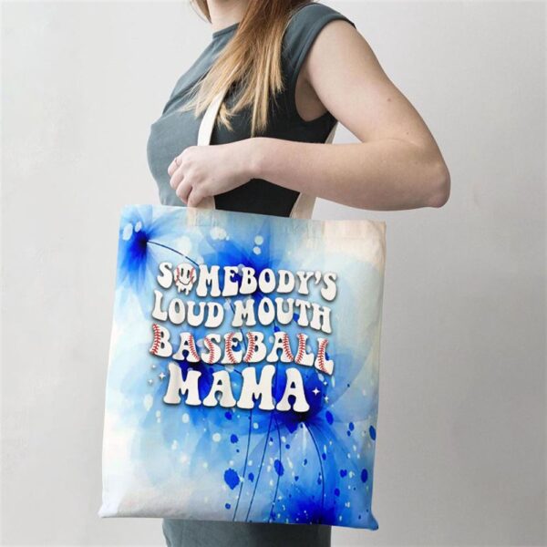 Somebodys Loud Mouth Baseball Mama Mothers Day Mom Life Tote Bag, Mom Tote Bag, Tote Bags For Moms, Gift Tote Bags