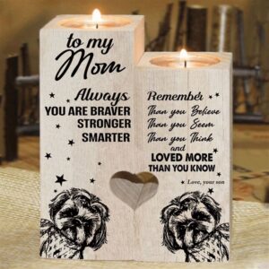 Son To Mom Always Remember You Are Loved More Than You Know Heart Candle Holder Mother s Day Candlestick 1 iqmczh.jpg