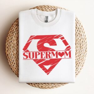 Super Mom Sweatshirt, Mother Sweatshirt, Sweatshirt For…