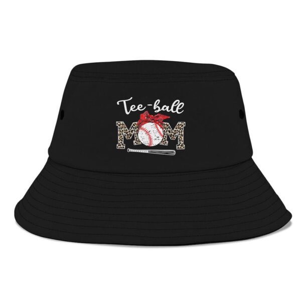Teeball Mom Leopard Funny Teeball Mom Mothers Day Bucket Hat, Mother Day Hat, Mother’s Day Gifts