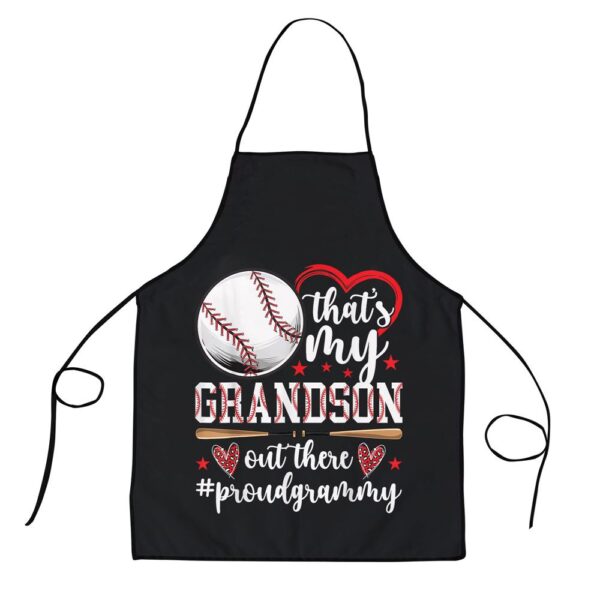 Thats My Grandson Baseball Grammy Of A Baseball Player Apron, Aprons For Mother’s Day, Mother’s Day Gifts