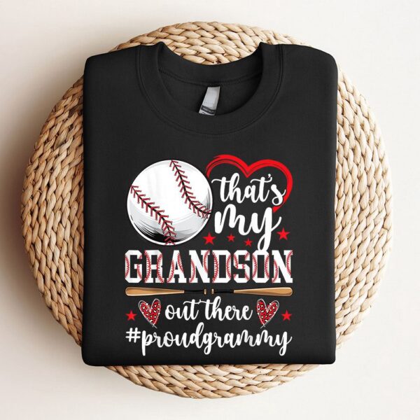 Thats My Grandson Baseball Grammy Of A Baseball Player Sweatshirt, Mother Sweatshirt, Sweatshirt For Mom, Mum Sweatshirt