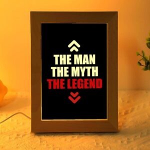 The Man Frame Lamp, Picture Frame Light,…