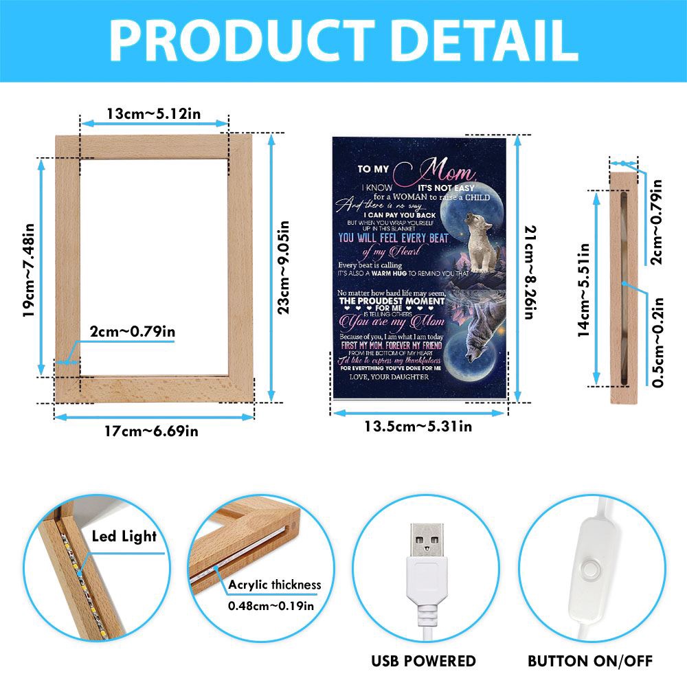The Proundest Moment For Me Frame Lamp, Picture Frame Light, Frame Lamp, Mother’s Day Gifts The Proundest Moment For Me Frame Lamp, Picture Frame Light, Frame Lamp, Mother’s Day Gifts