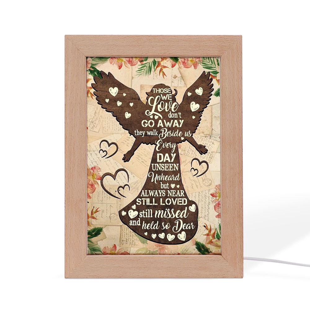 Those We Love Don’T Go Away Frame Lamp, Picture Frame Light, Frame Lamp, Mother’s Day Gifts