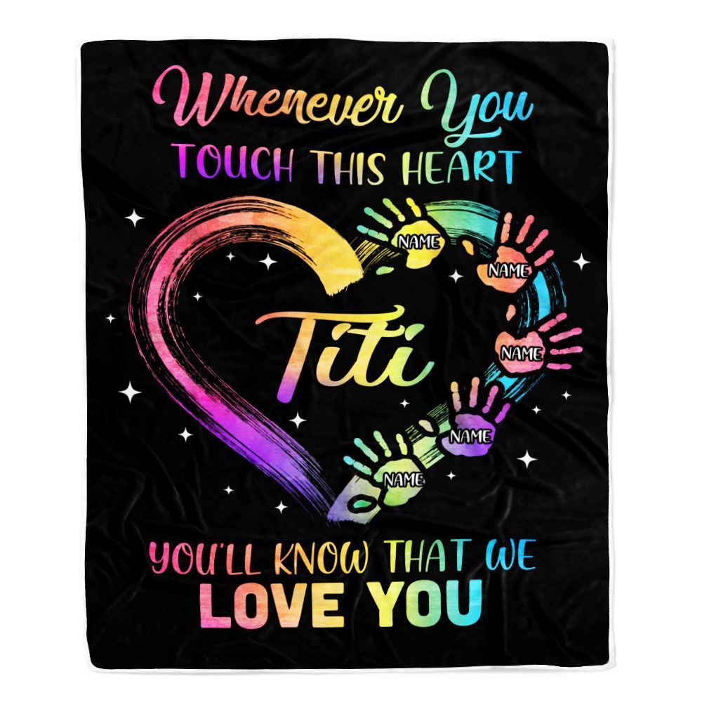 Titi Blanket From Niece Nephew We Love You Kids, Personalized Blanket For Mom, Mother’s Day Gifts Blanket Titi Blanket From Niece Nephew We Love You Kids, Personalized Blanket For Mom, Mother’s Day Gifts Blanket