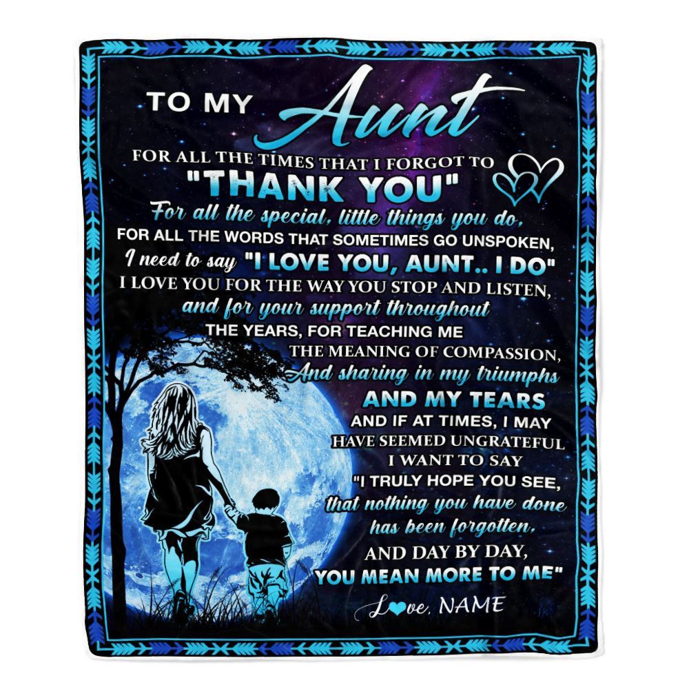 To My Aunt Blanket From Nephew Thank You Day By Day, Personalized Blanket For Mom, Mother’s Day Gifts Blanket To My Aunt Blanket From Nephew Thank You Day By Day, Personalized Blanket For Mom, Mother’s Day Gifts Blanket