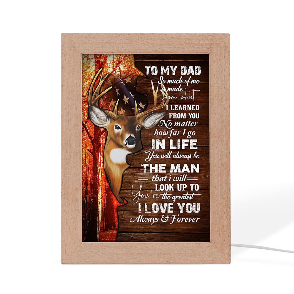 To My Dad Frame Lamp, Picture Frame Light, Frame Lamp, Mother’s Day Gifts To My Dad Frame Lamp, Picture Frame Light, Frame Lamp, Mother’s Day Gifts
