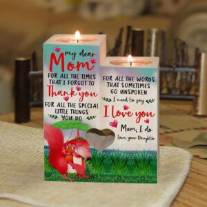 To My Dear Mom, For All The…