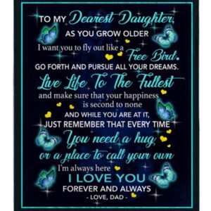 To My Dearest Daughter I Love You…