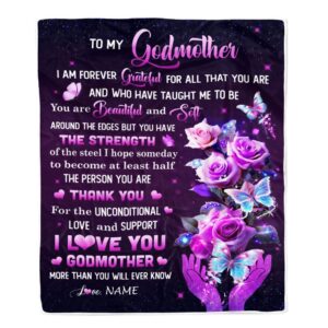 To My Godmother Blanket Thank You For…