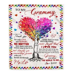 To My Grammy Blanket From Grandkids Never…