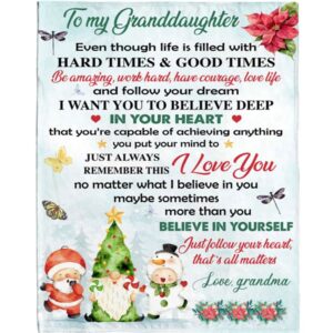 To My Granddaughter Grandma Love You Christmas…