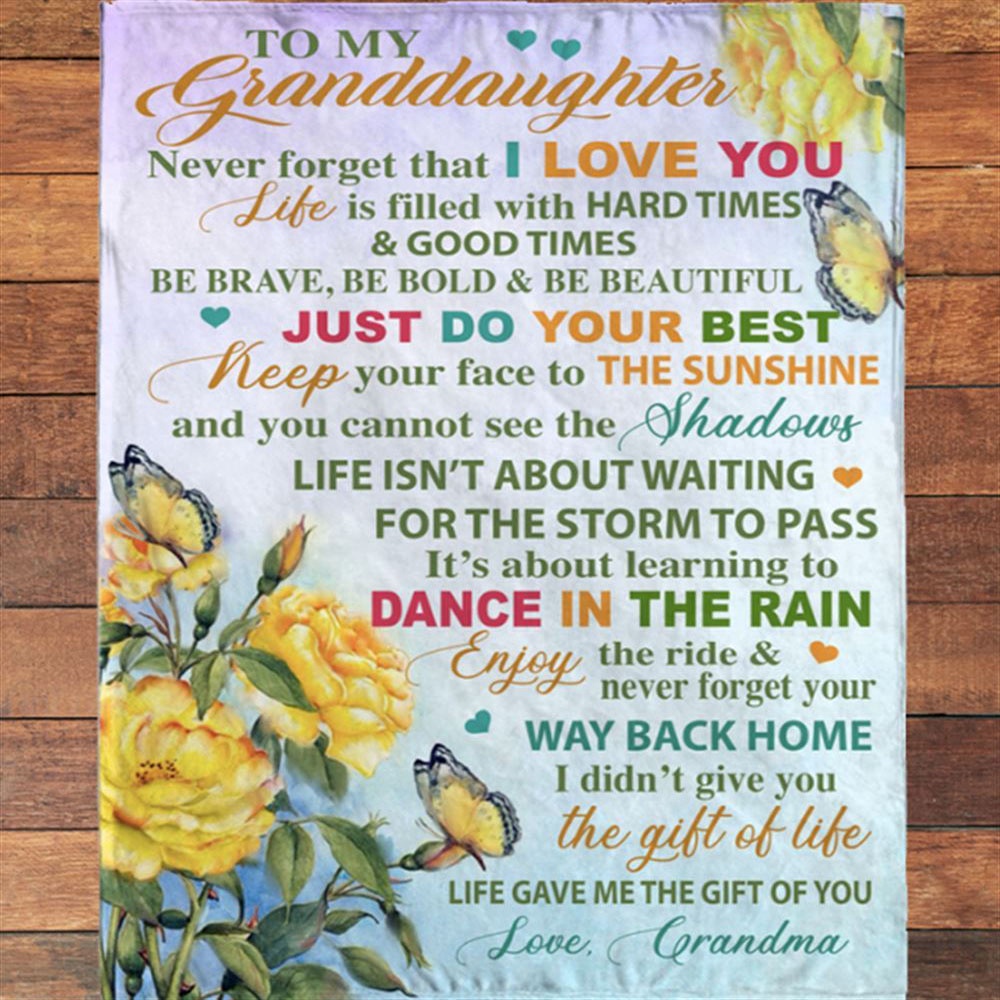 To My Granddaughter I Love You Gift Ideas From Grandma Blanket, Blankets For Mothers Day To My Granddaughter I Love You Gift Ideas From Grandma Blanket, Blankets For Mothers Day