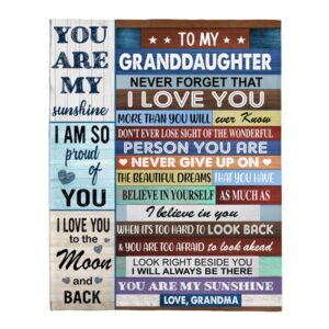 To My Granddaughter Never Forget That I…