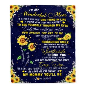 To My Mom Blanket From Daughter I…