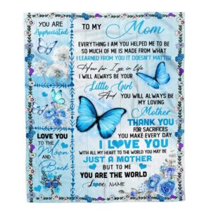 To My Mom Blanket From Daughter I…
