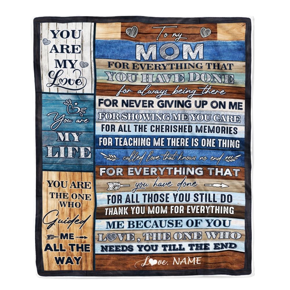 To My Mom Blanket From Daughter Son Child You Are My Life Travel For Mom, Mother Day Blanket, Personalized Blanket For Mom To My Mom Blanket From Daughter Son Child You Are My Life Travel For Mom, Mother Day Blanket, Personalized Blanket For Mom